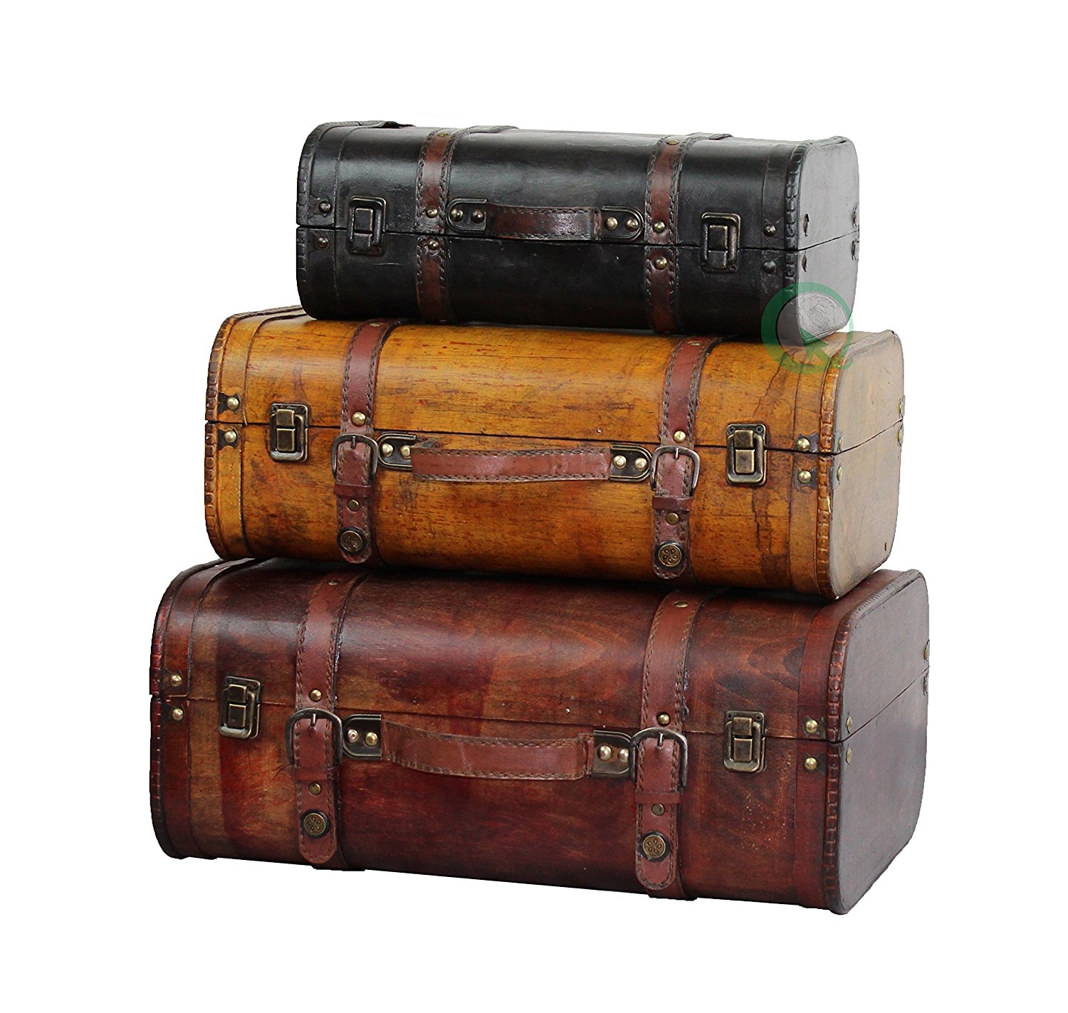 3-Colored Vintage Style Luggage Suitcase Set of 3 Best ...
