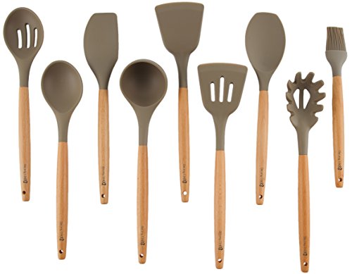 Deceny Cb Kitchen Utensils Set Silicone Cooking For Deceny Cb Kitchen Utensils Set Silicone Cooking For Nonstick Cookware 9 Piece