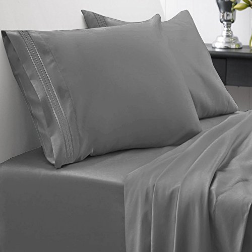 sweet home collection 1800 thread count egyptian quality brushed 1800 count microfiber sheets